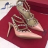 Valentino Rockstuds baby pink colour patent leather